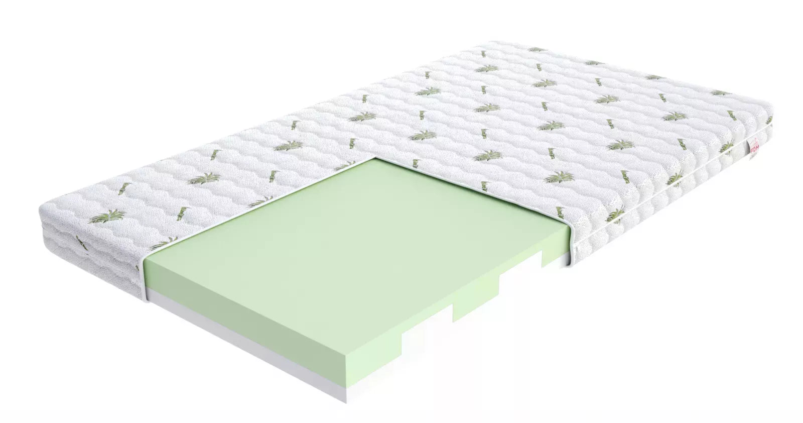 Vaikiškas porolono čiužinys su Aloe vera paviršiumi LUIGI 90X200