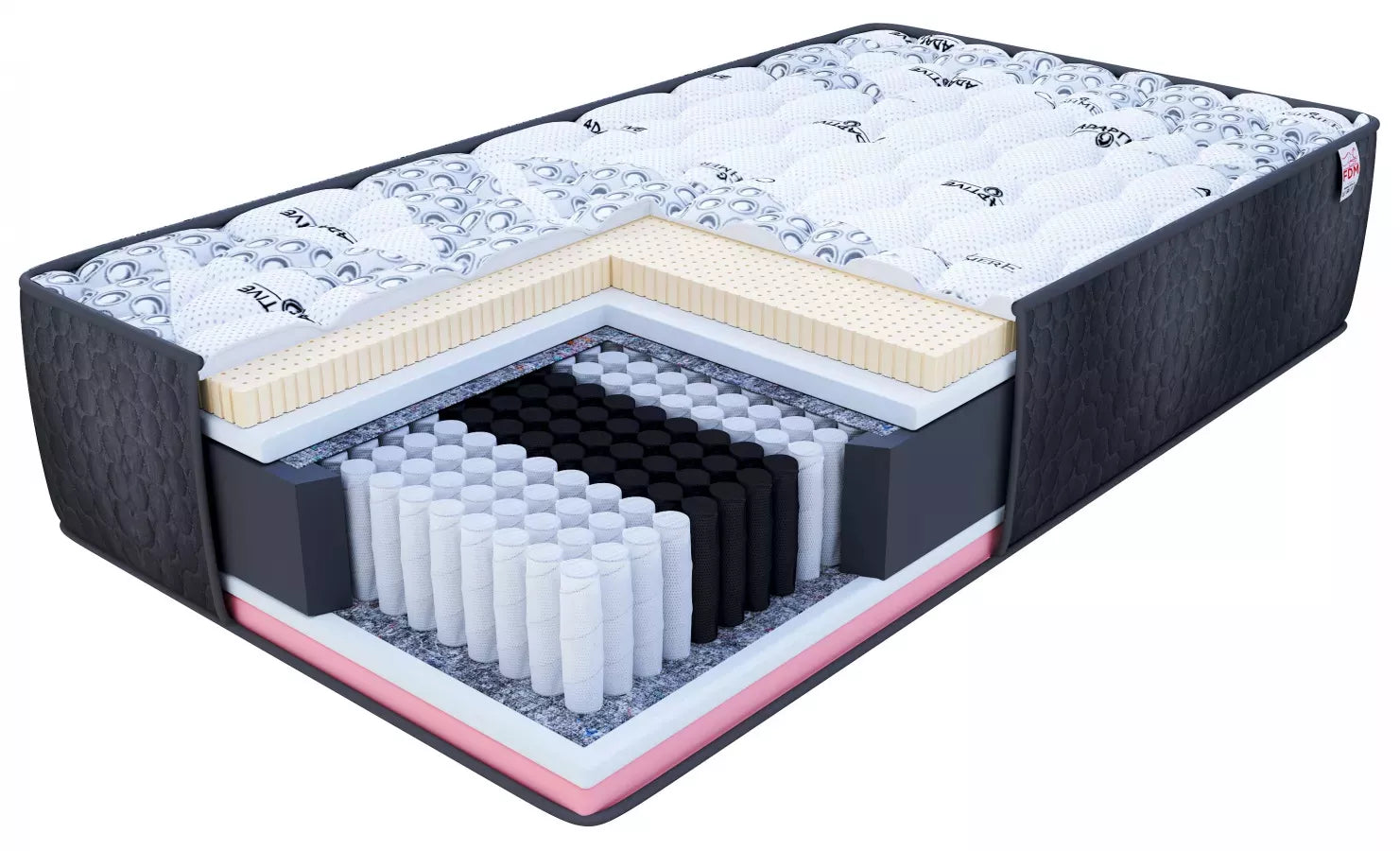 Kelių kamerų čiužinys Comfortmax 120x200