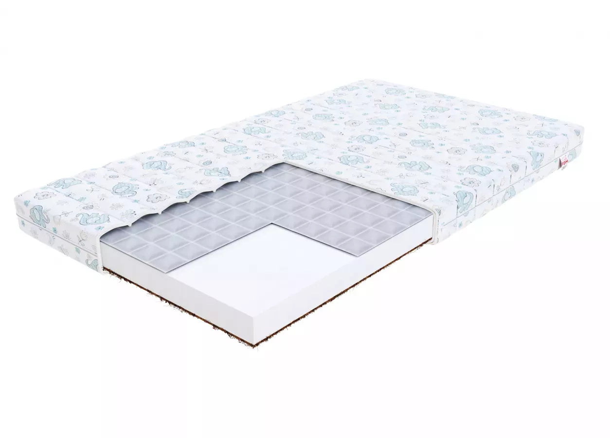 Vaikiškas grikių ir kokoso čiužinys MIKI DUMBO 70X140