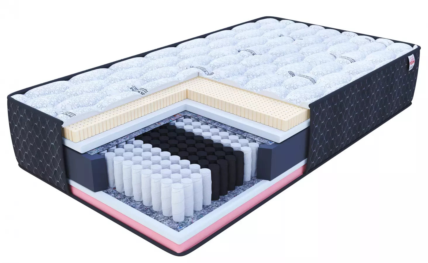 Kelių kamerų čiužinys Comfort 90x200
