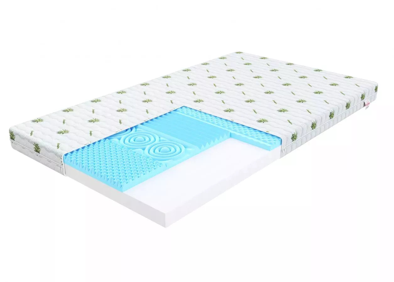 Vaikiškas porolono čiužinys su Aloe vera paviršiumi LEON 70X140