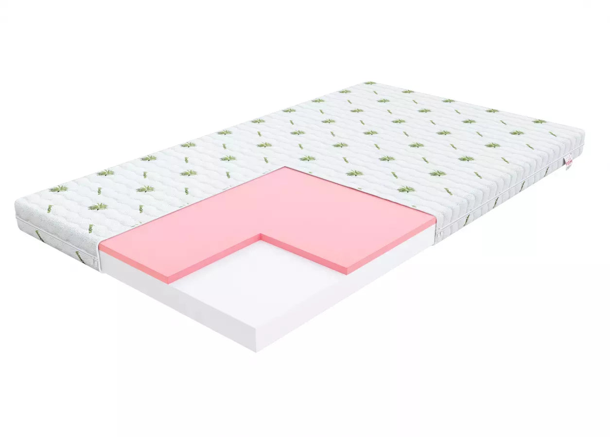 Vaikiškas porolono čiužinys su Aloe vera paviršiumi LUGO 70X120